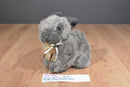 Grey and Tan Bunny Rabbit with Bow Plush