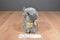 Grey and Tan Bunny Rabbit with Bow Plush