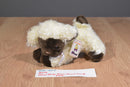 A&A Dew Drop Brown Faced White Lamb 1992 Beanbag Plush