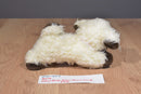 A&A Dew Drop Brown Faced White Lamb 1992 Beanbag Plush