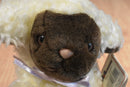 A&A Dew Drop Brown Faced White Lamb 1992 Beanbag Plush