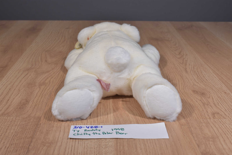 Ty Buddy Chilly Polar Bear 1998 Beanbag Plush