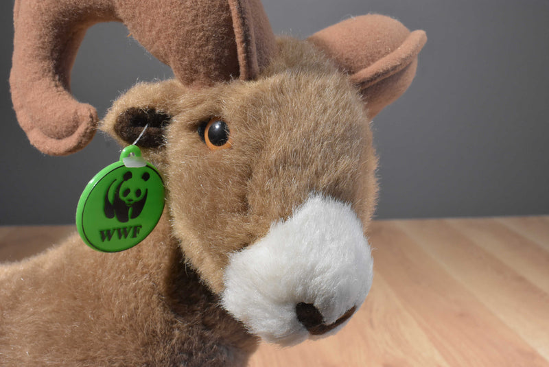 Applause WWF World Wildlife Fund Big Horned Sheep 1990 Plush