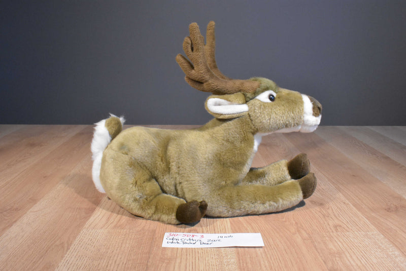 Cabin Critters 2002 White tailed Deer Buck Beanbag Plush