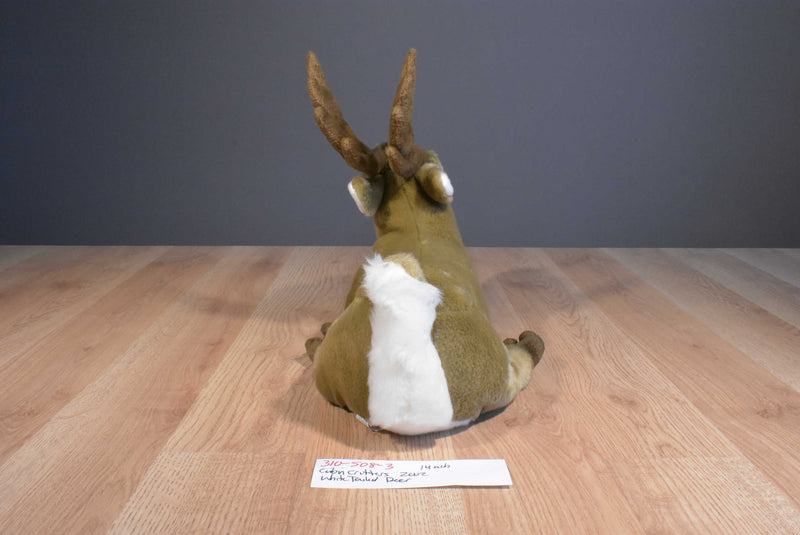 Cabin Critters 2002 White tailed Deer Buck Beanbag Plush