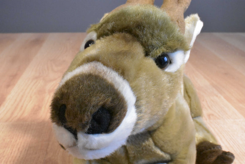 Cabin Critters 2002 White tailed Deer Buck Beanbag Plush