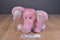 Russ Emma Pink and White Elephant Beanbag Plush