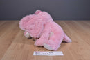 Russ Emma Pink and White Elephant Beanbag Plush