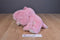 Russ Emma Pink and White Elephant Beanbag Plush