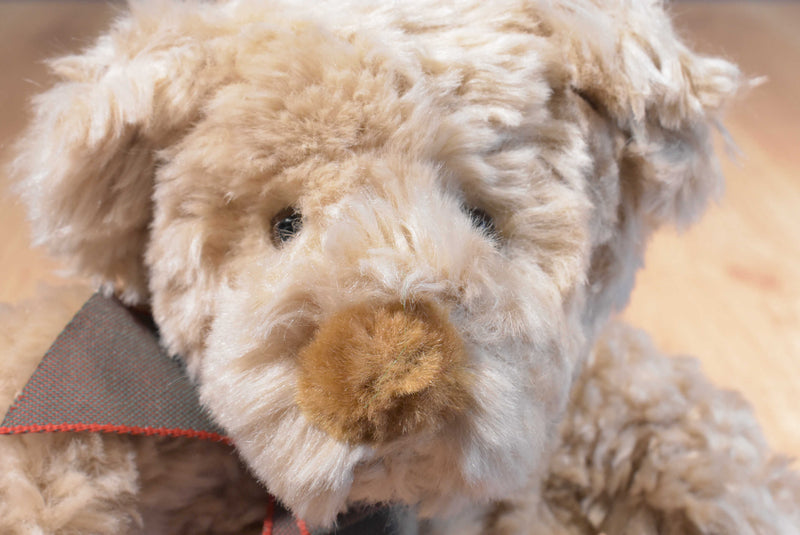 Russ Higgins Beige Teddy Bear Beanbag Plush