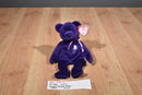 Ty Beanie Baby Princess Diana Purple Bear 1997 Beanbag Plush