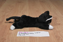 Ty Buddy and Baby Zip Black and White Cat Beanbag Plush