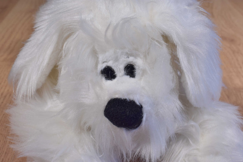 Novelty Toys Adopt-A-Dog White Dog 2010 Beanbag Plush
