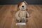 Lambs & Ivy Shaggy Houndstooth Wilson Puppy Dog 2015 Plush