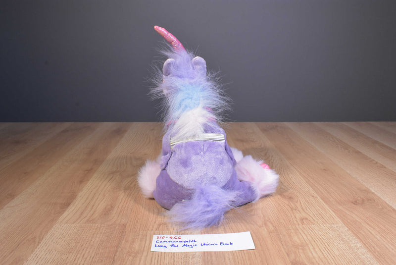 Commonwealth Books Are Fun Lucy Magic Unicorn 2004 Plush