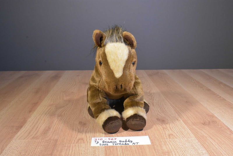 Ty Beanie Buddy Tornado Horse 2002 Beanbag Plush