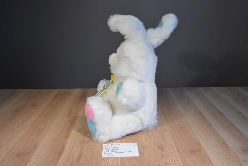 Tb Trading Hoppy Hopster White Easter Bunny Plush