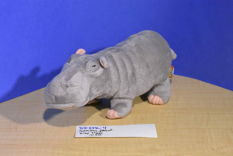 Adventure Planet Grey Hippo Plush