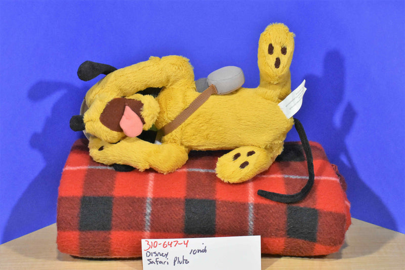 Disney World Animal Kingdom Safari Pluto Beanbag Plush