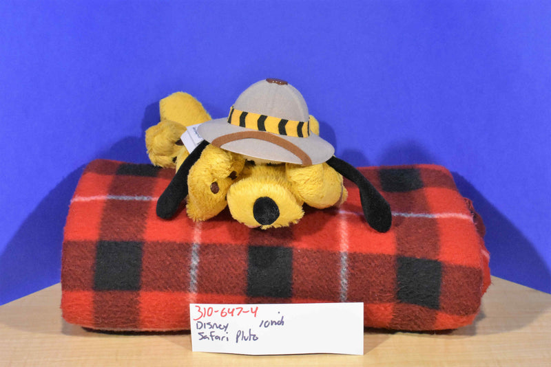 Disney World Animal Kingdom Safari Pluto Beanbag Plush