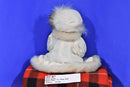 Bearington Victoria Brown Bear in Beige Coat and Hat Plush
