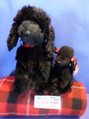 Ty Beanie Buddy 2003 and Baby 1997 Gigi the Black Poodle Beanbag Plushes
