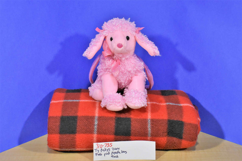 Ty Pinkys Fab Pink Poodle Plush 2004 Bag Purse