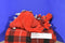 Manhattan Toy Red and Silver Dragon Plush