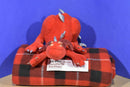 Manhattan Toy Red and Silver Dragon Plush