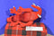 Manhattan Toy Red and Silver Dragon Plush