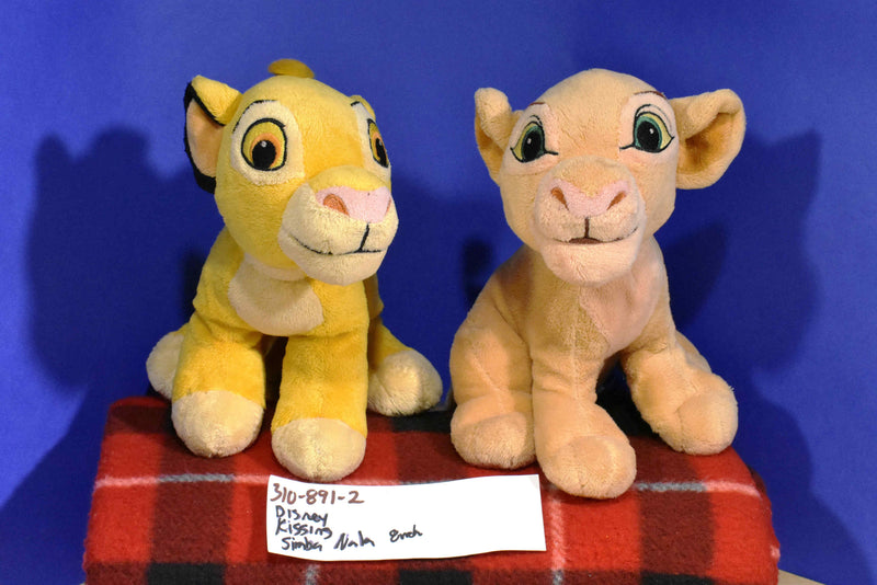 Just Play Disney Lion King Magnetic Kissing Simba and Nala Plush