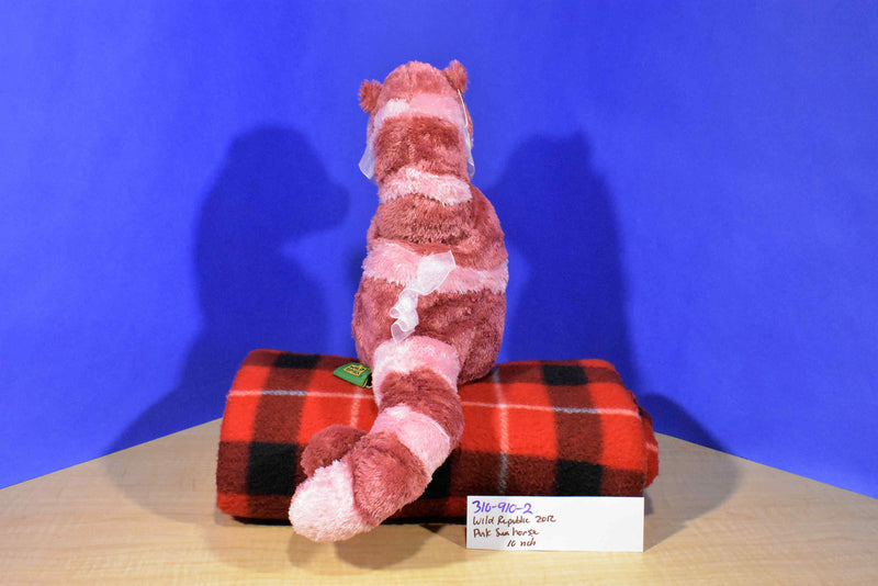 Wild Republic Pink Sea Horse 2012 Beanbag Plush