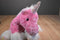 Dan Dee Pink and White Unicorn Beanbag Plush