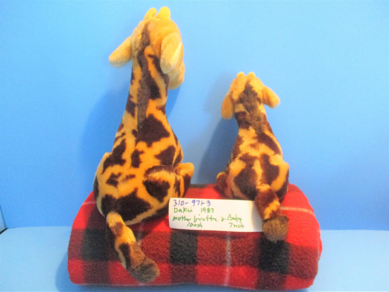 Dakin Giraffe and Baby 1983 Plushes