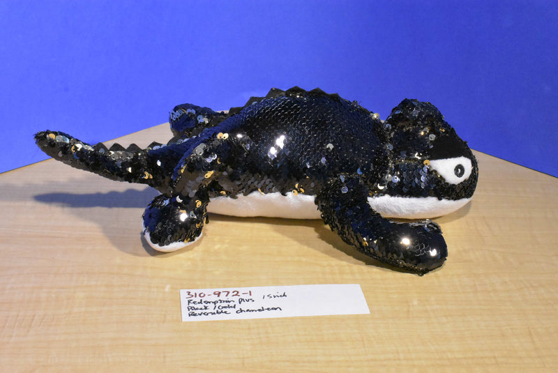 Redemption Plus Black Gold Reversible Sequin Chameleon 2018 Plush