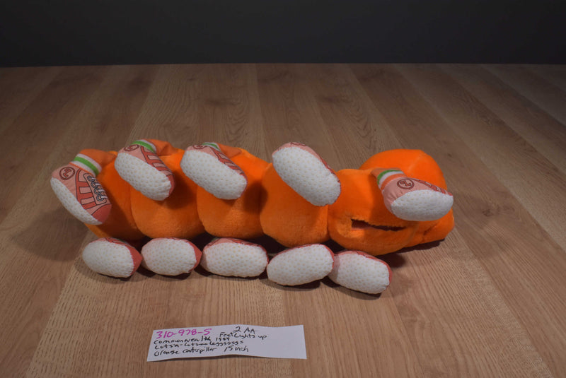 Commonwealth Lots-a-Leggggggs Legs Light Up Caterpillar 1999 Plush