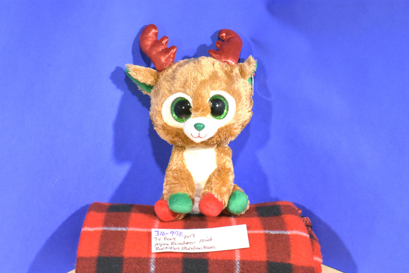 Ty Beanie Boos Alpine Reindeer 2013 Beanbag Plush