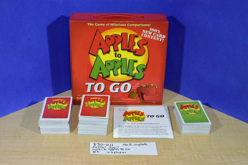 Mattel Out Of The Box 2017 Apples to Apples To Go Card Game