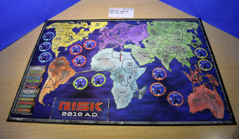 Hasbro Avalon Hill 2001 Risk 2210 A.D. Board Game