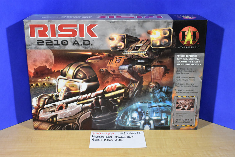 Hasbro Avalon Hill 2001 Risk 2210 A.D. Board Game