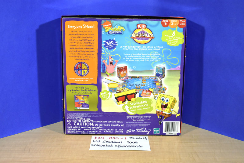 Hasbro Kid Cranium Spongebob 2009 Board Game