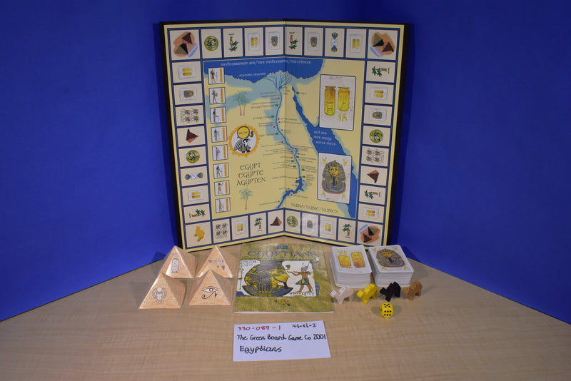 The Green Board Game Egyptians 2001 Board Game