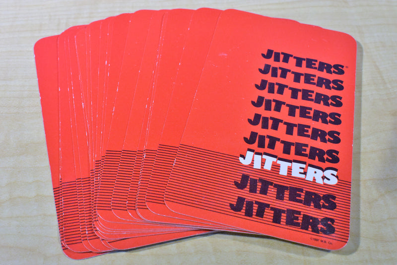 Hasbro Milton Bradley 1986 Jitters Word Card Game