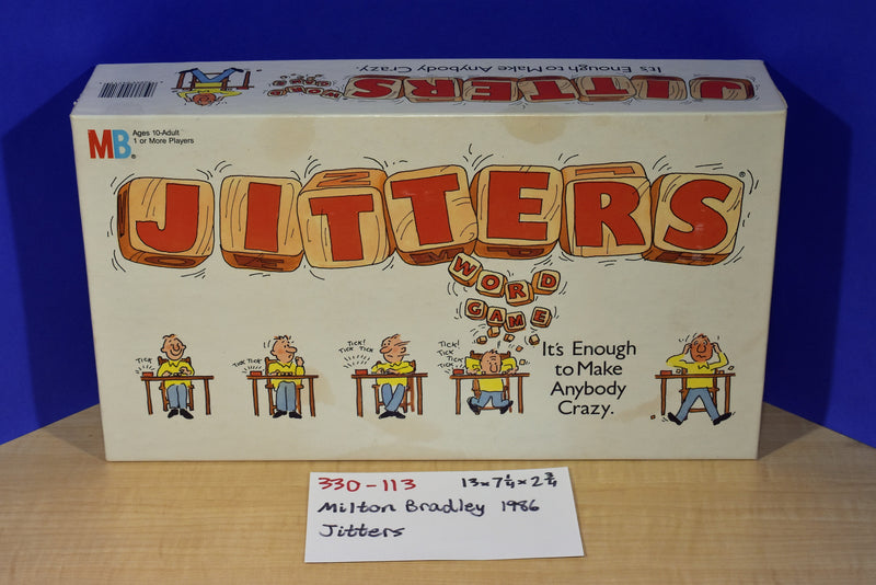 Hasbro Milton Bradley 1986 Jitters Word Card Game