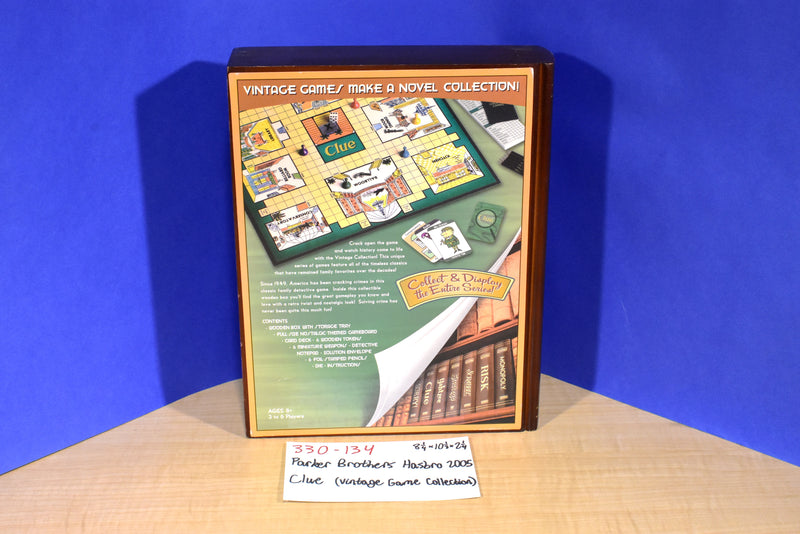 Hasbro Parker Brothers Hasbro 2005 Clue Vintage Game Collection