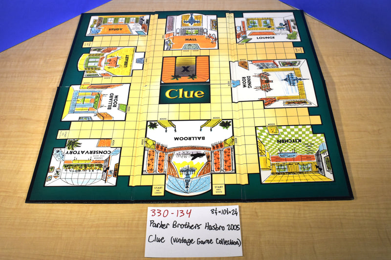 Hasbro Parker Brothers Hasbro 2005 Clue Vintage Game Collection