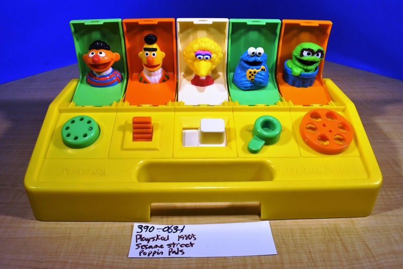 Hasbro Playskool Sesame Street Poppin' Pals 1985