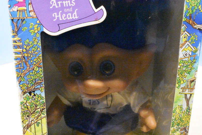 ACE Novelty Treasure Trolls Cheer Leader Millie Blue Wishstone Doll