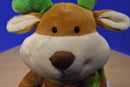 Avon Musical Reindeer Chirping Red Cardinals Deck the Halls Plush