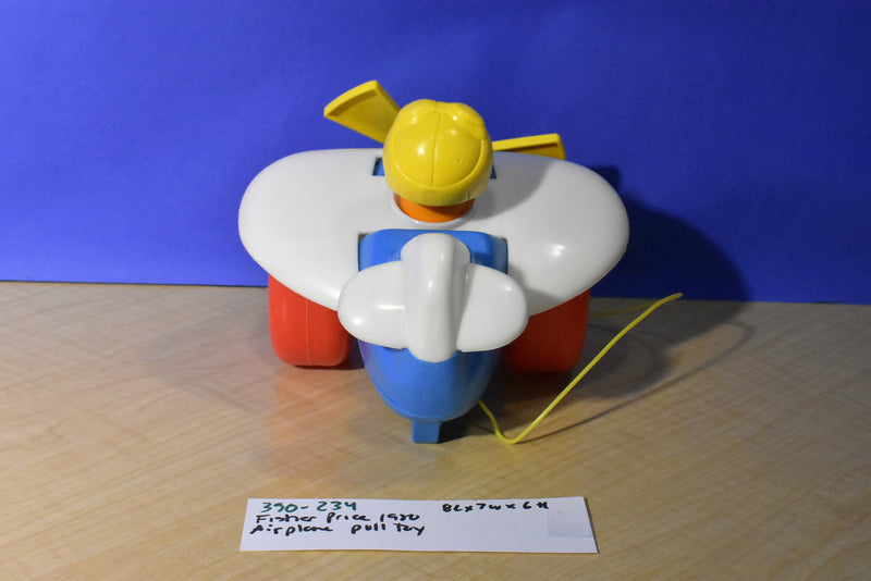 Fisher Price Little People 1980 Airplane Pull Toy 171